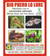 Combo Pack of Bio Phero LO (Brinjal Shoot and Fruit Borer) Lure & Delta trap set (Pack of 10 Pieces)